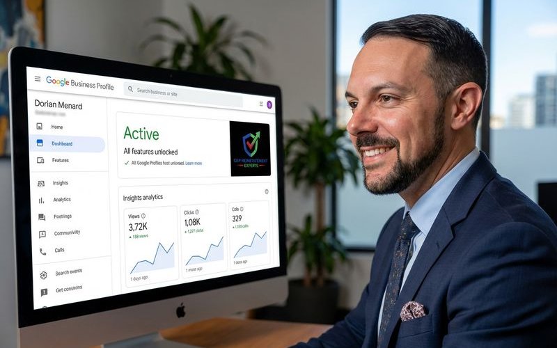 Fully restored GBP dashboard